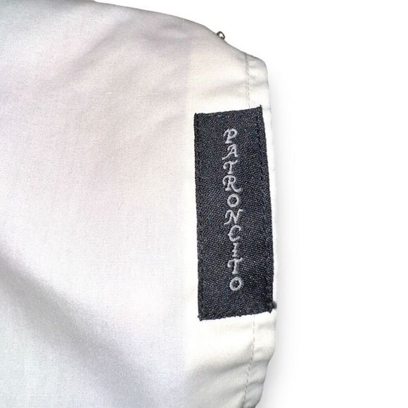 Patroncito USA Off-White Pearl Snap Cowboy Western Shirt Size M - Picture 10 of 13